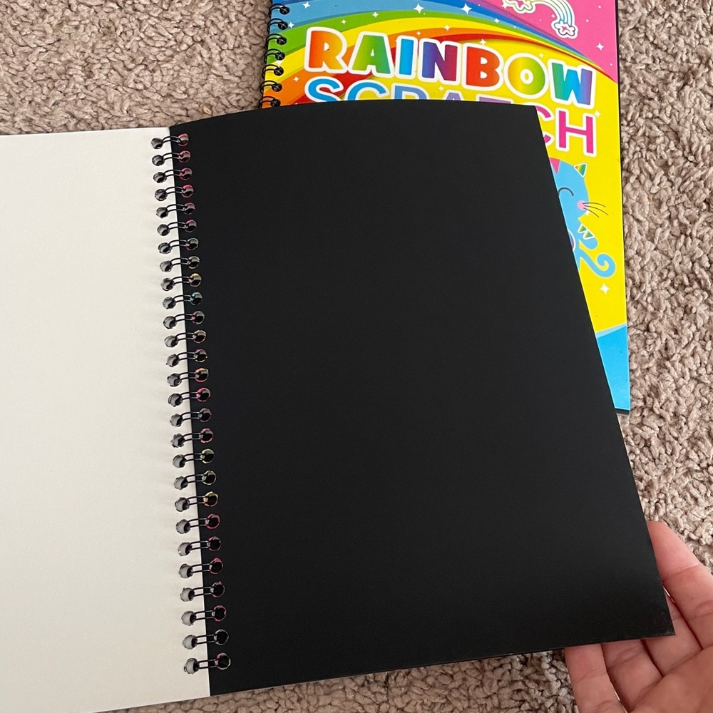 Two‎ Rainbow Scratch Books - Picture 4 of 4
